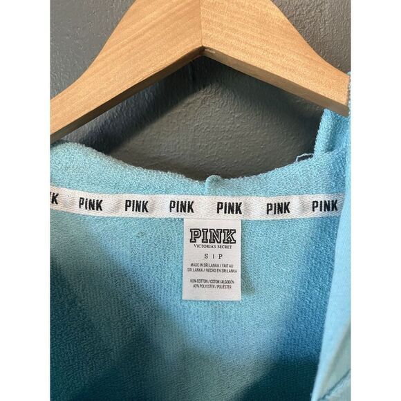 Pink by Victoria Secret Womens Pullover Hooded Sweatshirt Lightweight Size Small - Picture 3 of 3